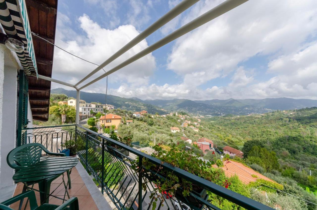 Ca' Do Pescou, Charming 2,Bedroom Apartment With Stunning Hill Views Overlooking The Greenery Rapallo Extérieur photo